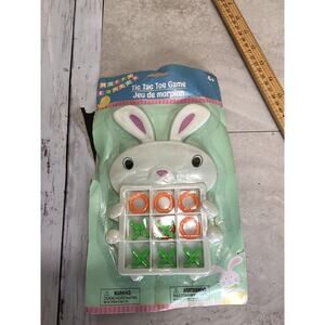White Bunny Tic Tac Toe Game
